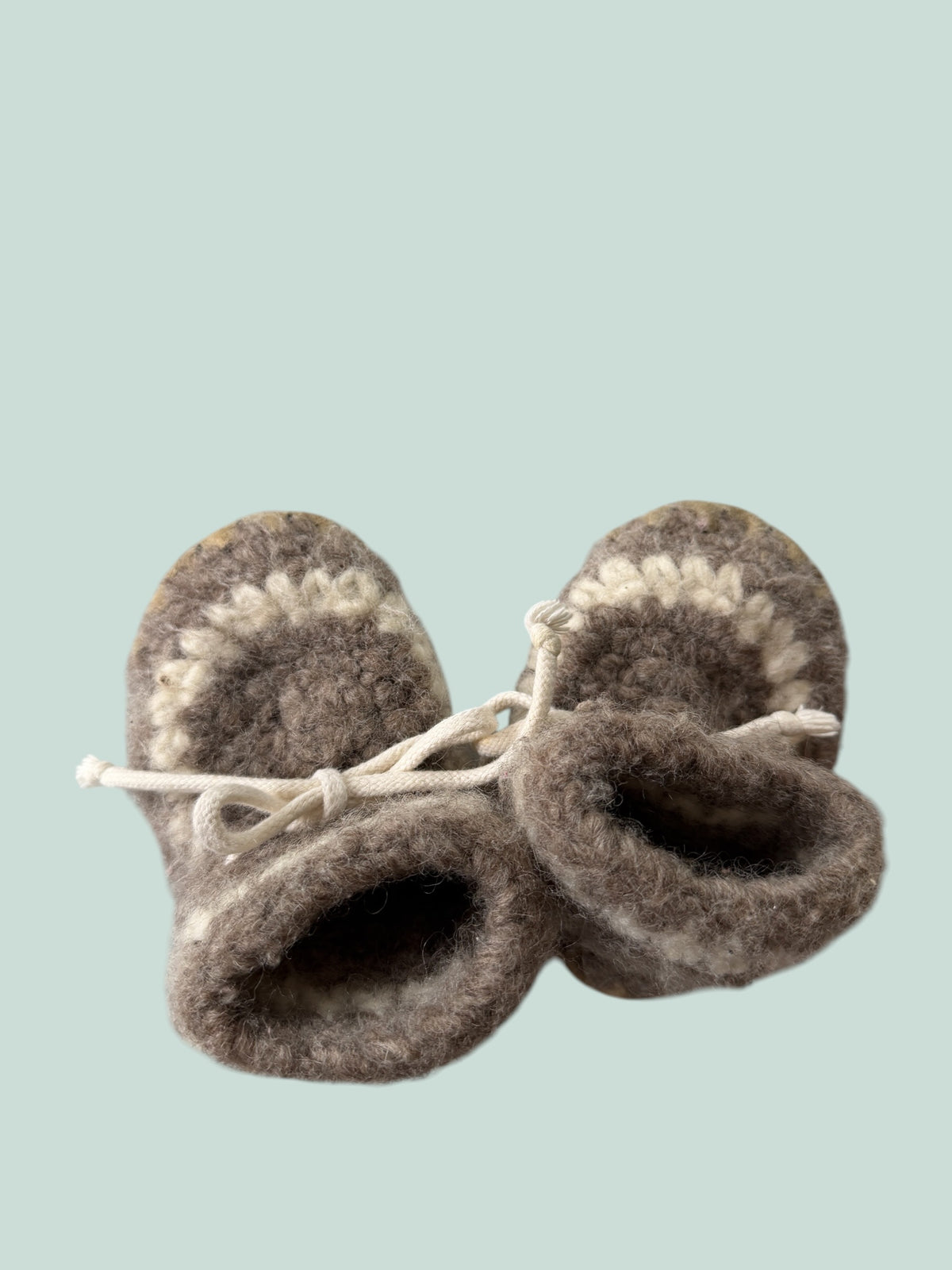 Wool booties size B7 (2Y) | Padraig