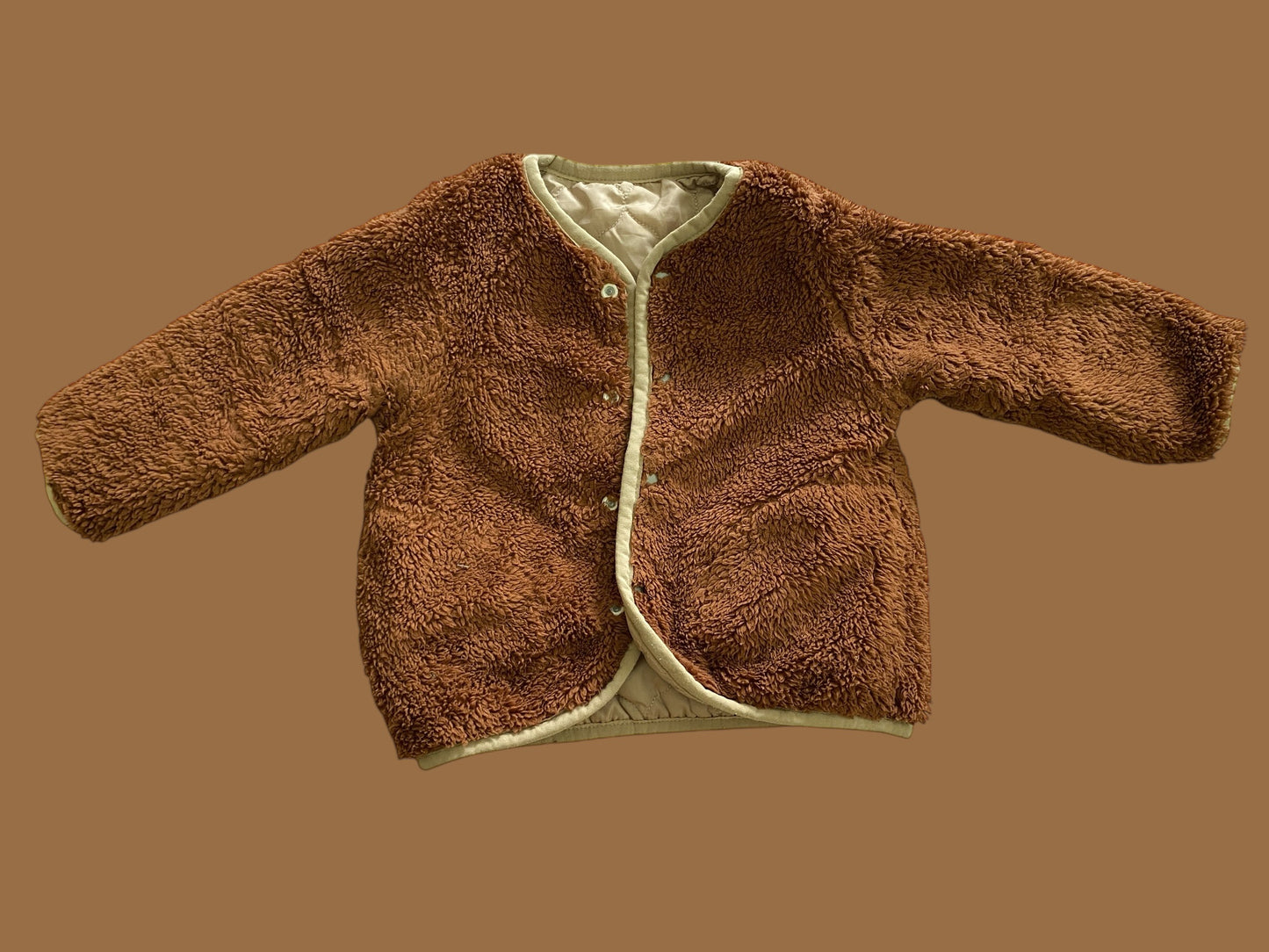 Reversible fleece jacket 6-18m