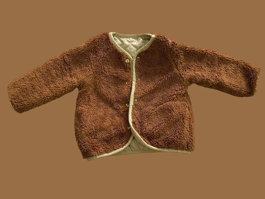 Reversible fleece jacket 6-18m