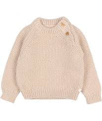 Cream wool blend 24m sweater | Boho Barcelona