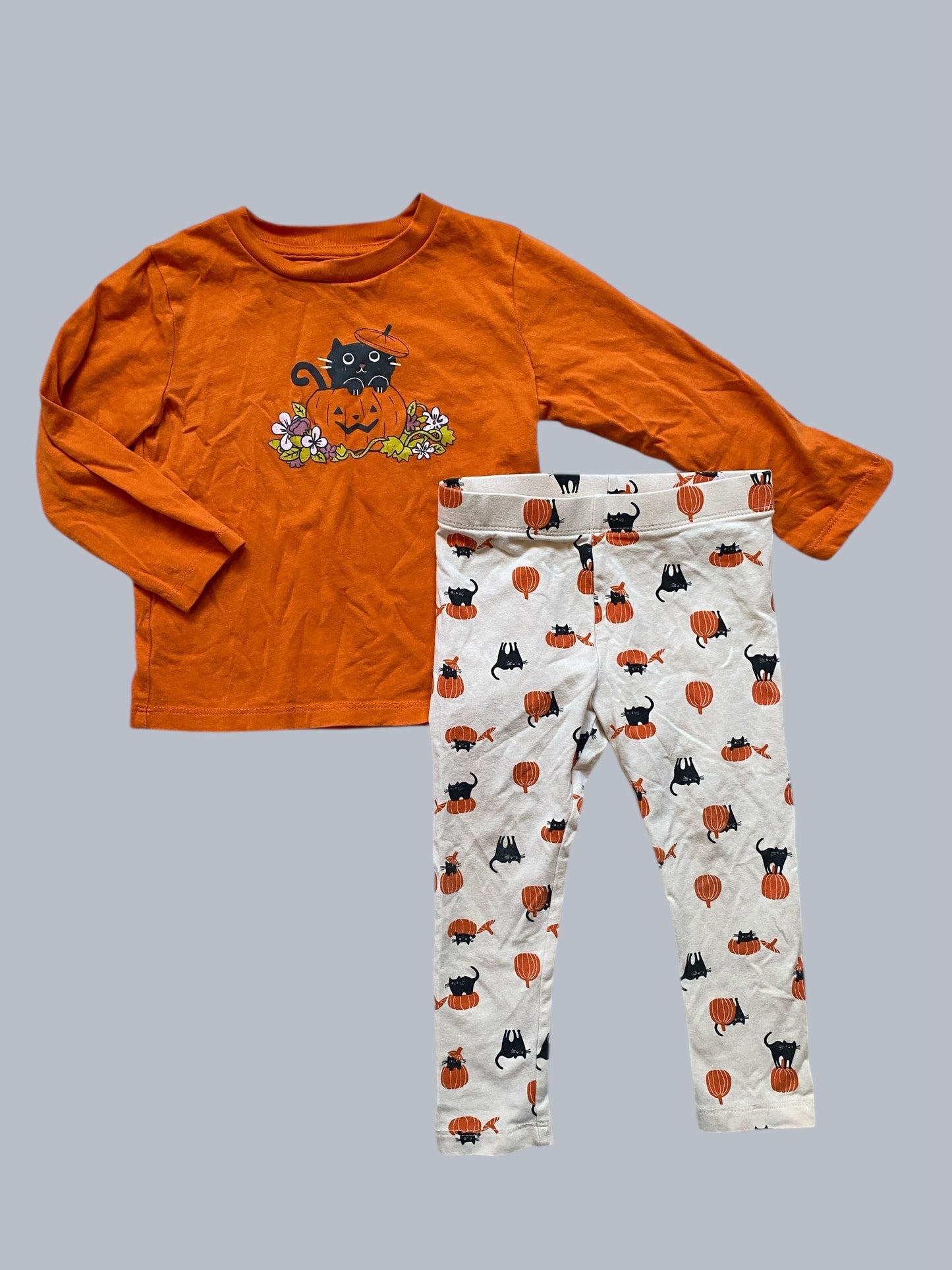 Cotton cat + pumpkin pj set 2Y | Joe Fresh
