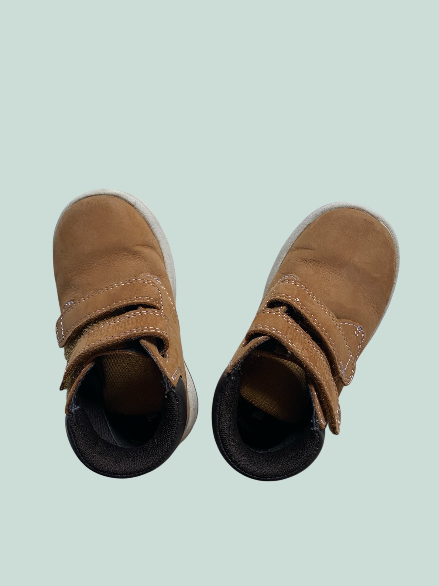 Light brown leather boots 6US Little Kid | Timberland