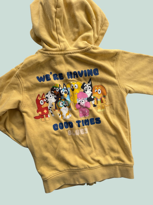 Yellow Bluey hoodie 4-6Y | H&M