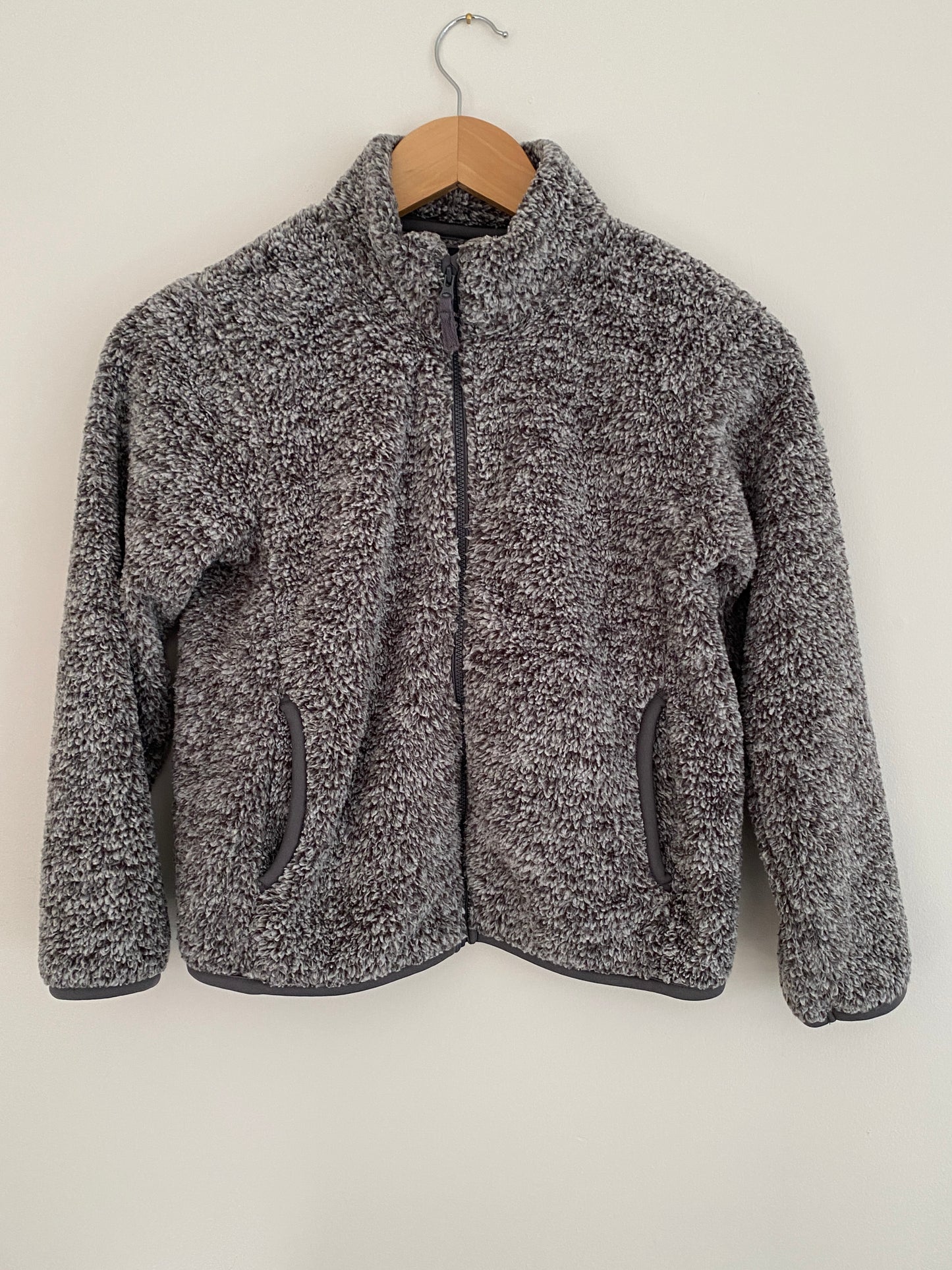 Fluffy fleece zip jacket 9-10Y | Uniqlo