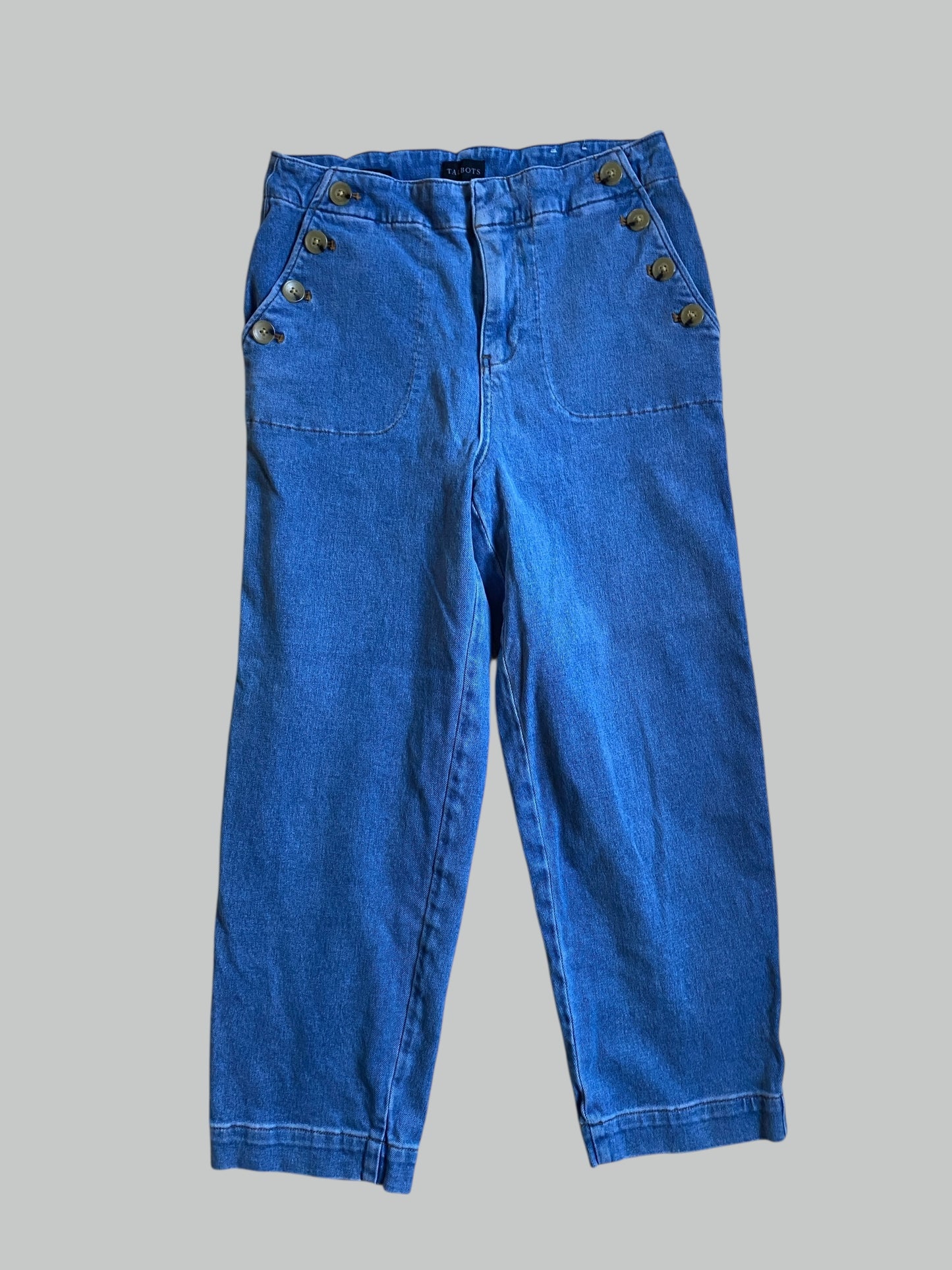 Mystic wash sailor jeans 8US women’s | Talbots