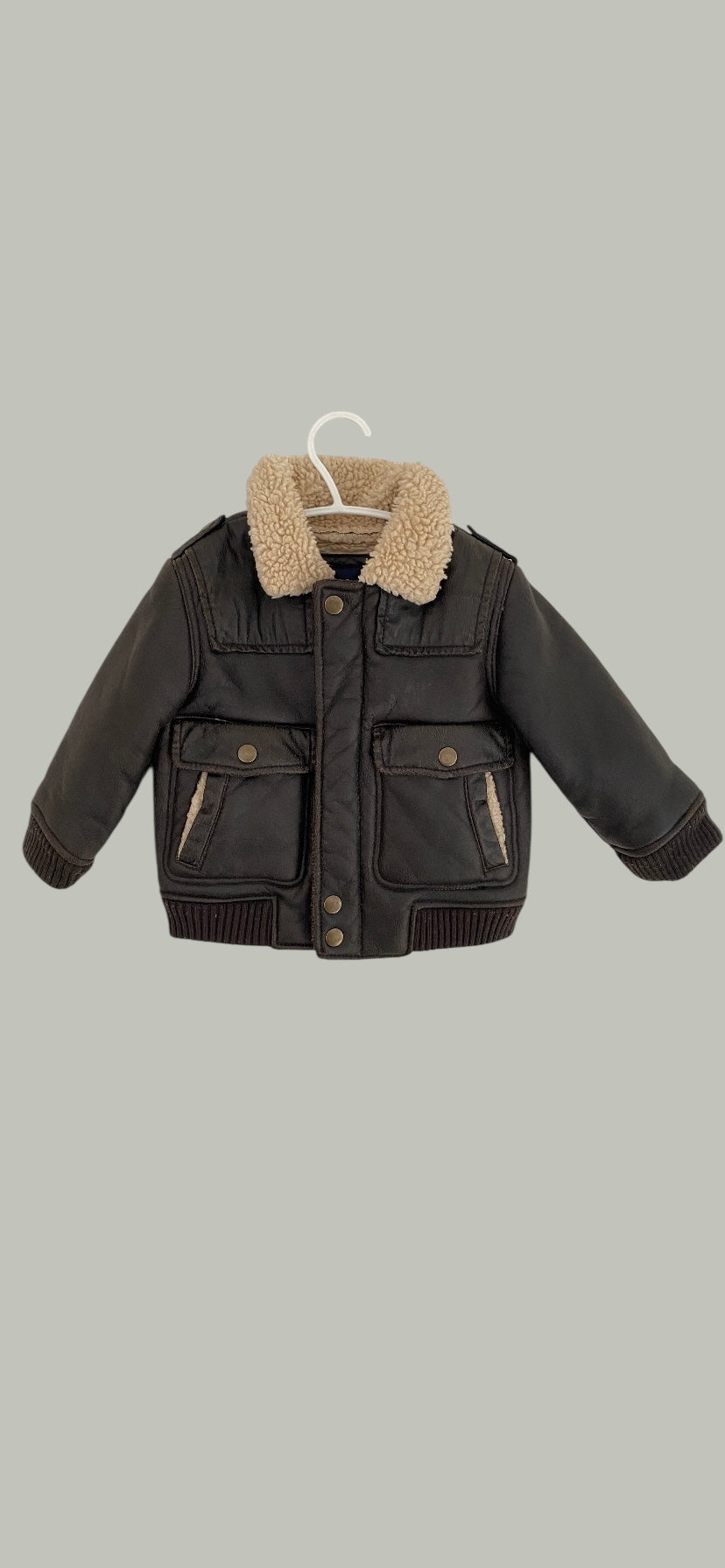 Sherpa Lined Aviator Jacket 18-24m | Gap
