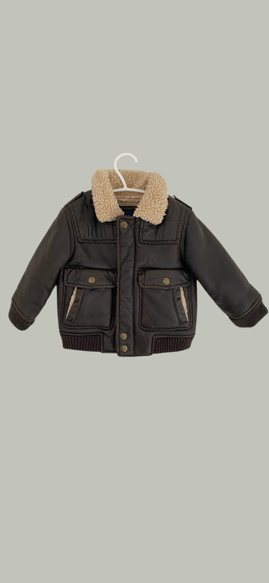 Sherpa Lined Aviator Jacket 18-24m | Gap
