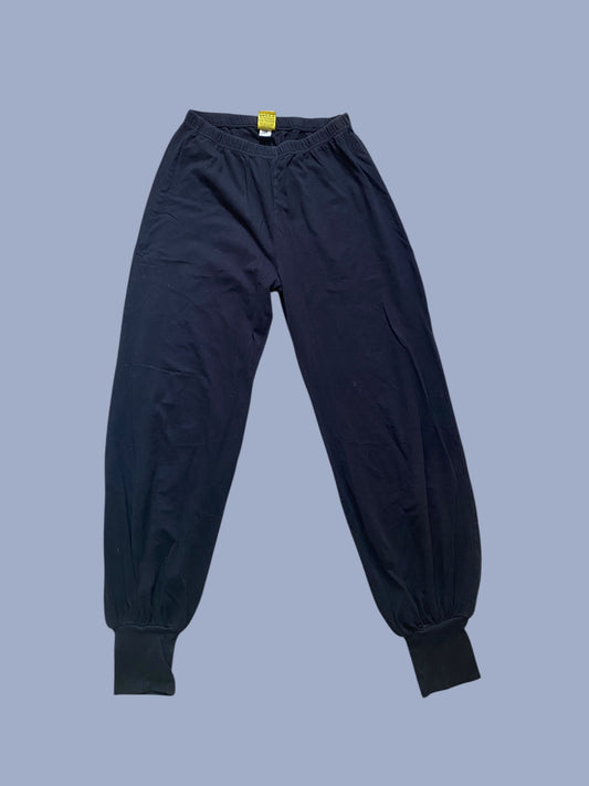 Organic cotton ballon pants black 12-14Y/Adult small(158) | Duns Sweden