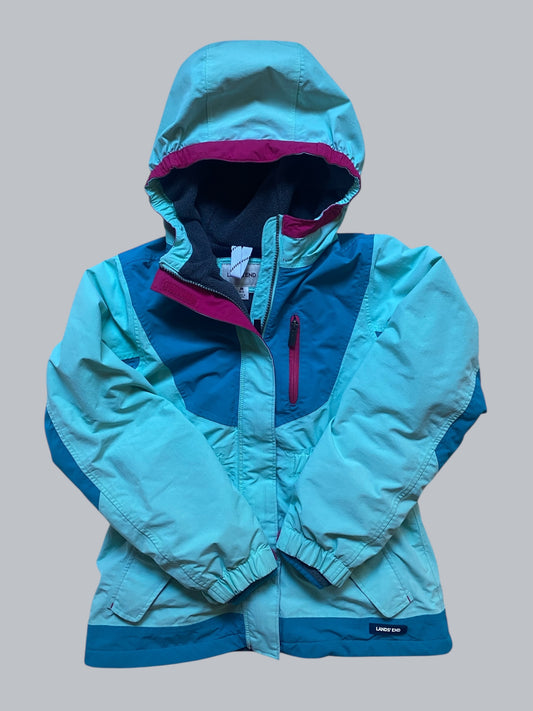 Fleece lined waterproof insulated jacket 10-12Y | Land's End