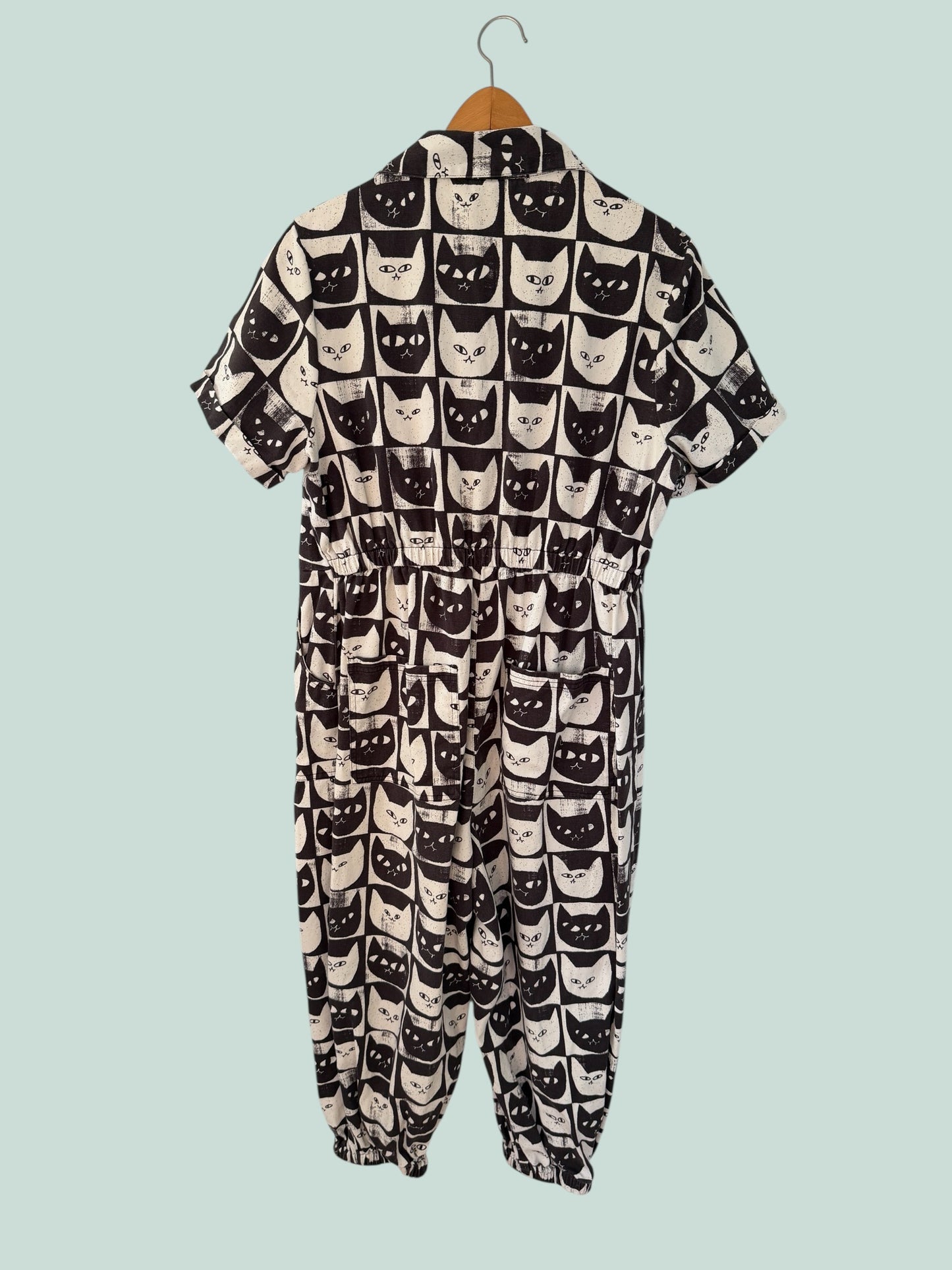 Cotton cat jumpsuit  US14/UK 18 |  Lucy and Yak + Eniko Ragan