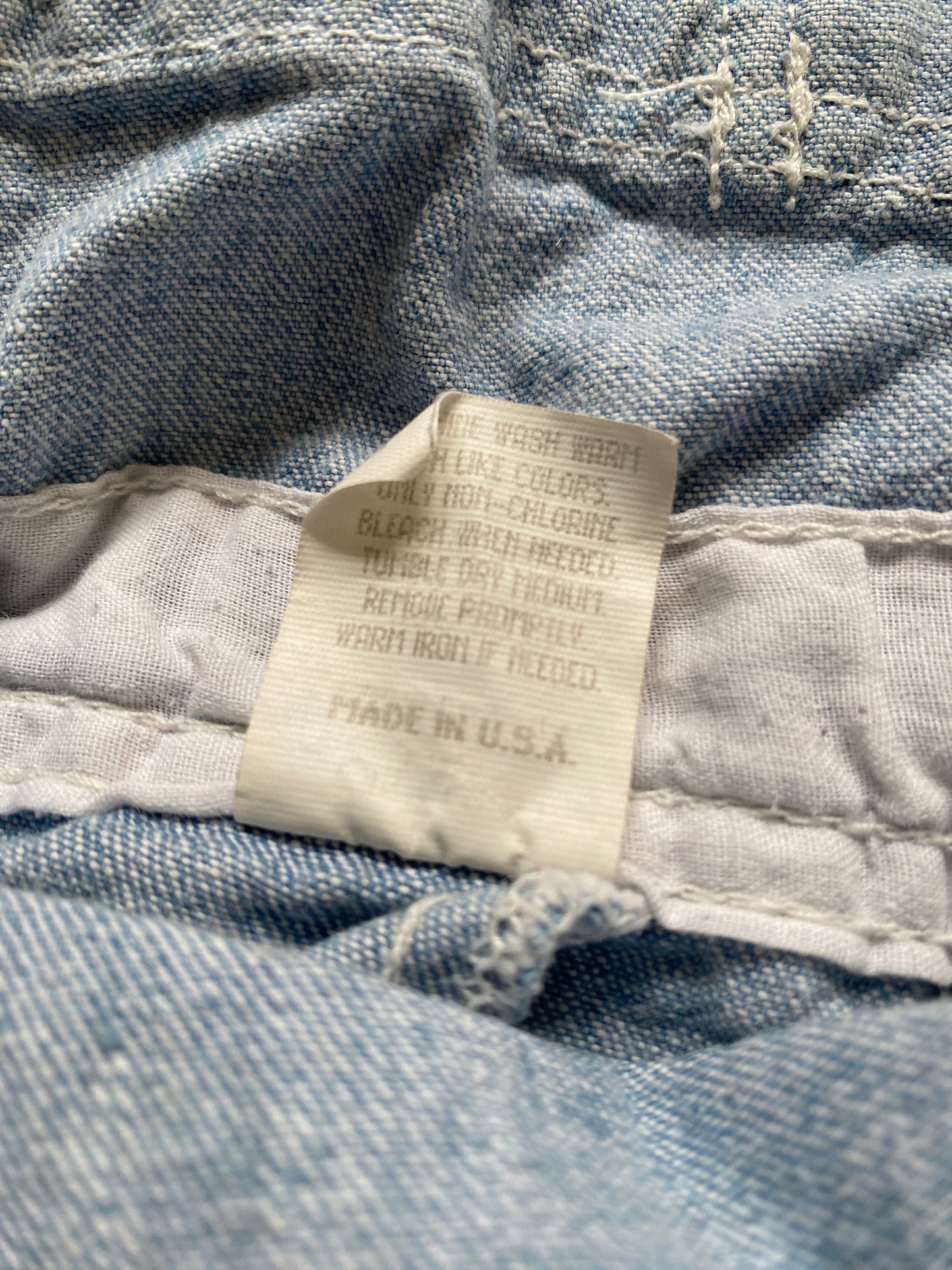 Vintage made in USA cotton short overalls 6Y | Oshkosh