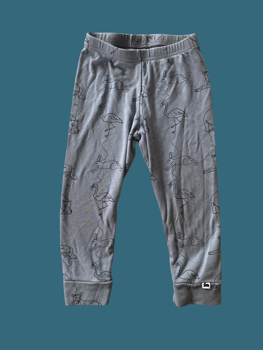 Animal bamboo blend leggings 2Y | Little & Lively