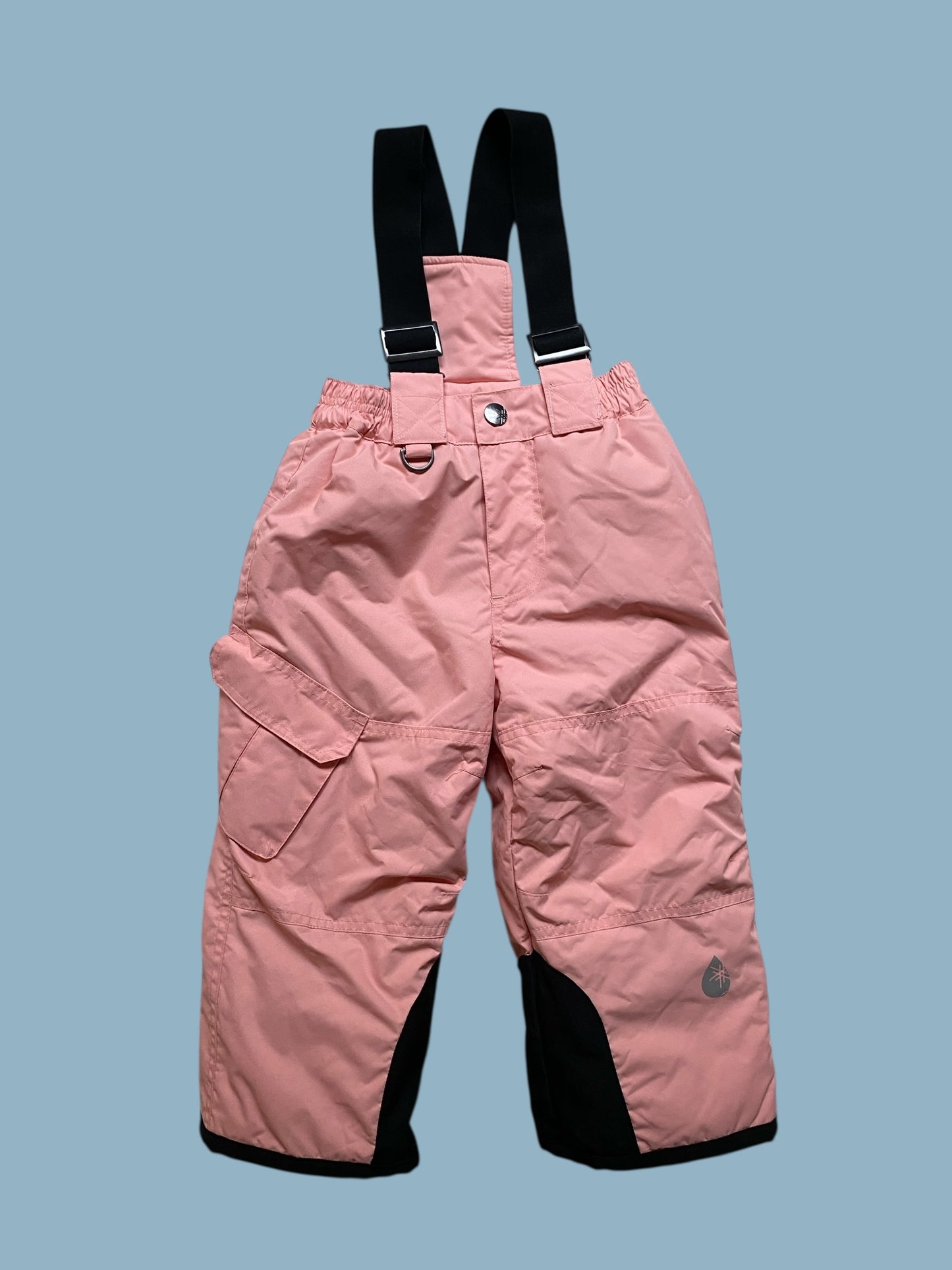 Snowrider Convertible Snow Pant dusty pink 4Y | Therm