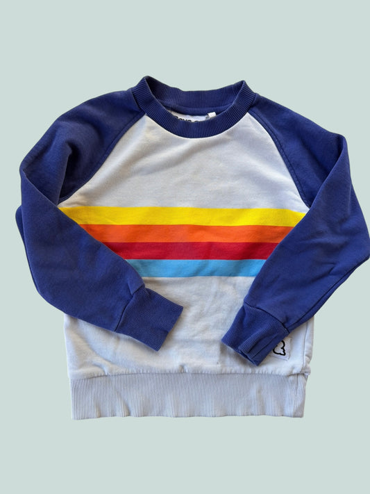 Organic cotton crewneck sweater 6-8Y | Boys&Girls