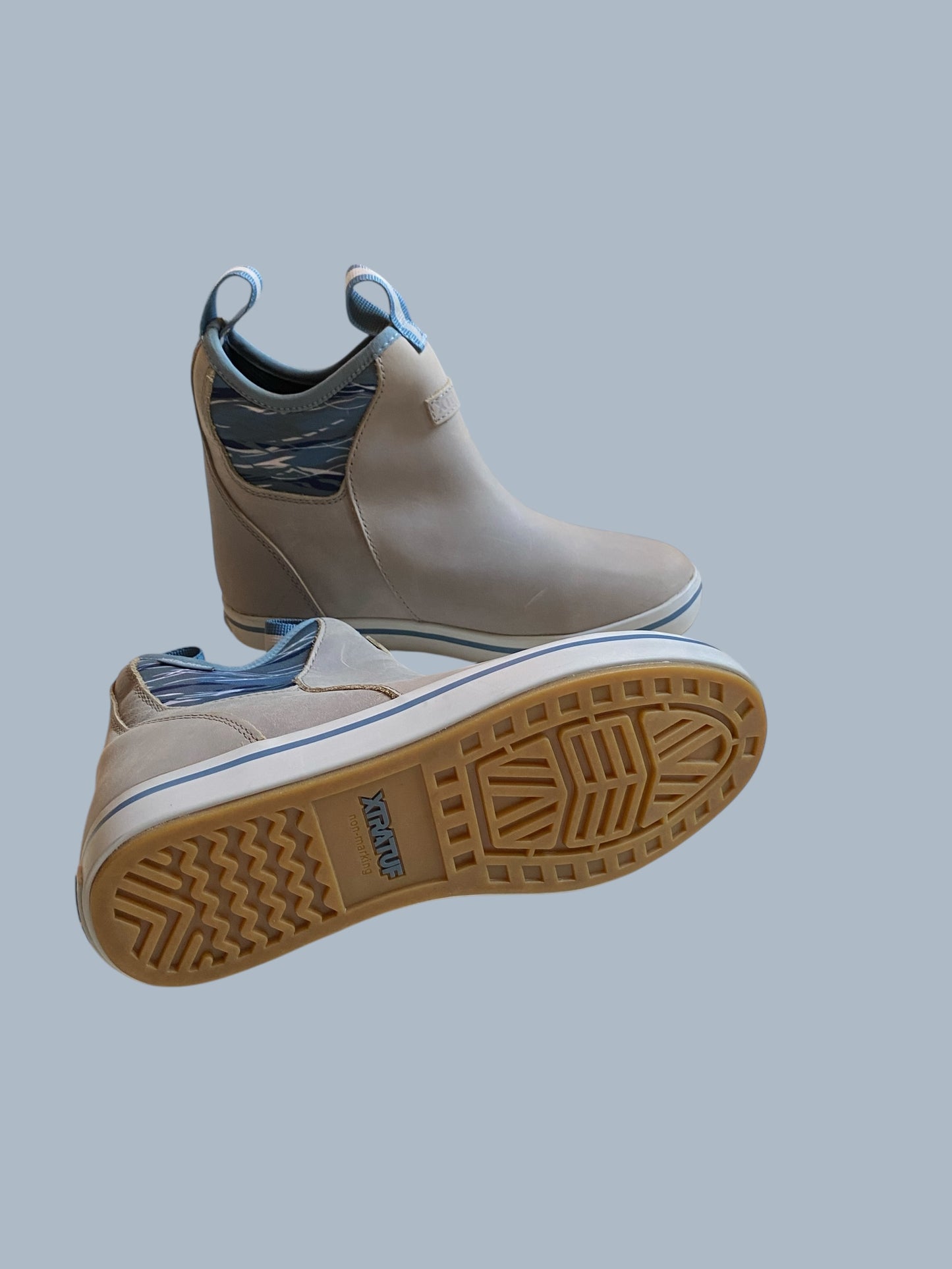 Leather ankle deck boots women's 7.5 US (38 US)