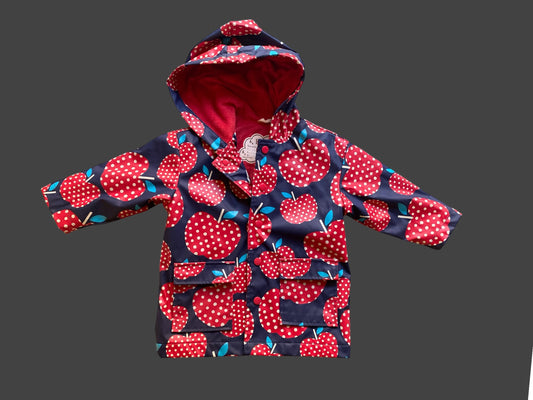 Apple Terry lined rain jacket 2Y | Hatley