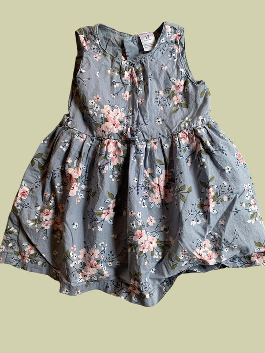 Stunning cotton flower dress 12m | Carter’s