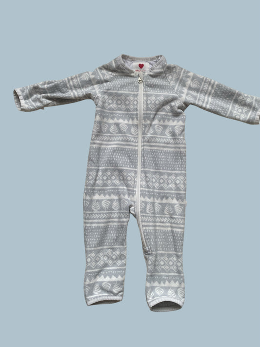Fleece sleeper/jumpsuit 6-12m | Reima