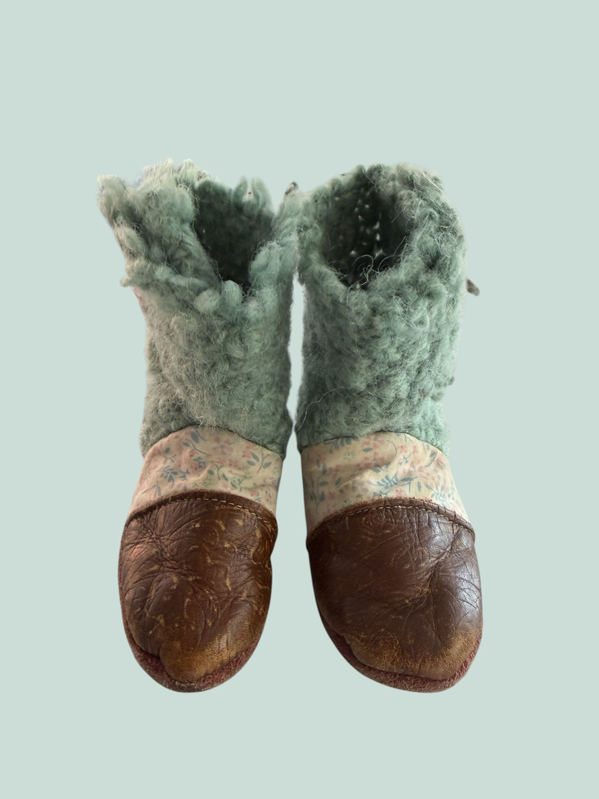 Wool and leather booties 5 | Nooks