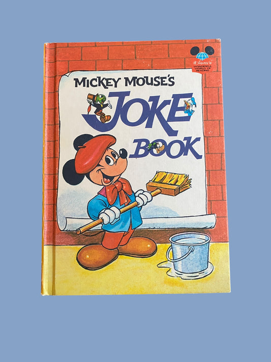 Mickey Mouse Joke Book - vintage
