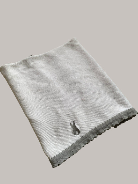 Cotton knit baby blanket | Tiny Little Wonders