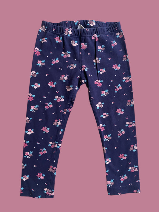 Cotton flower leggings 3Y | Gymboree