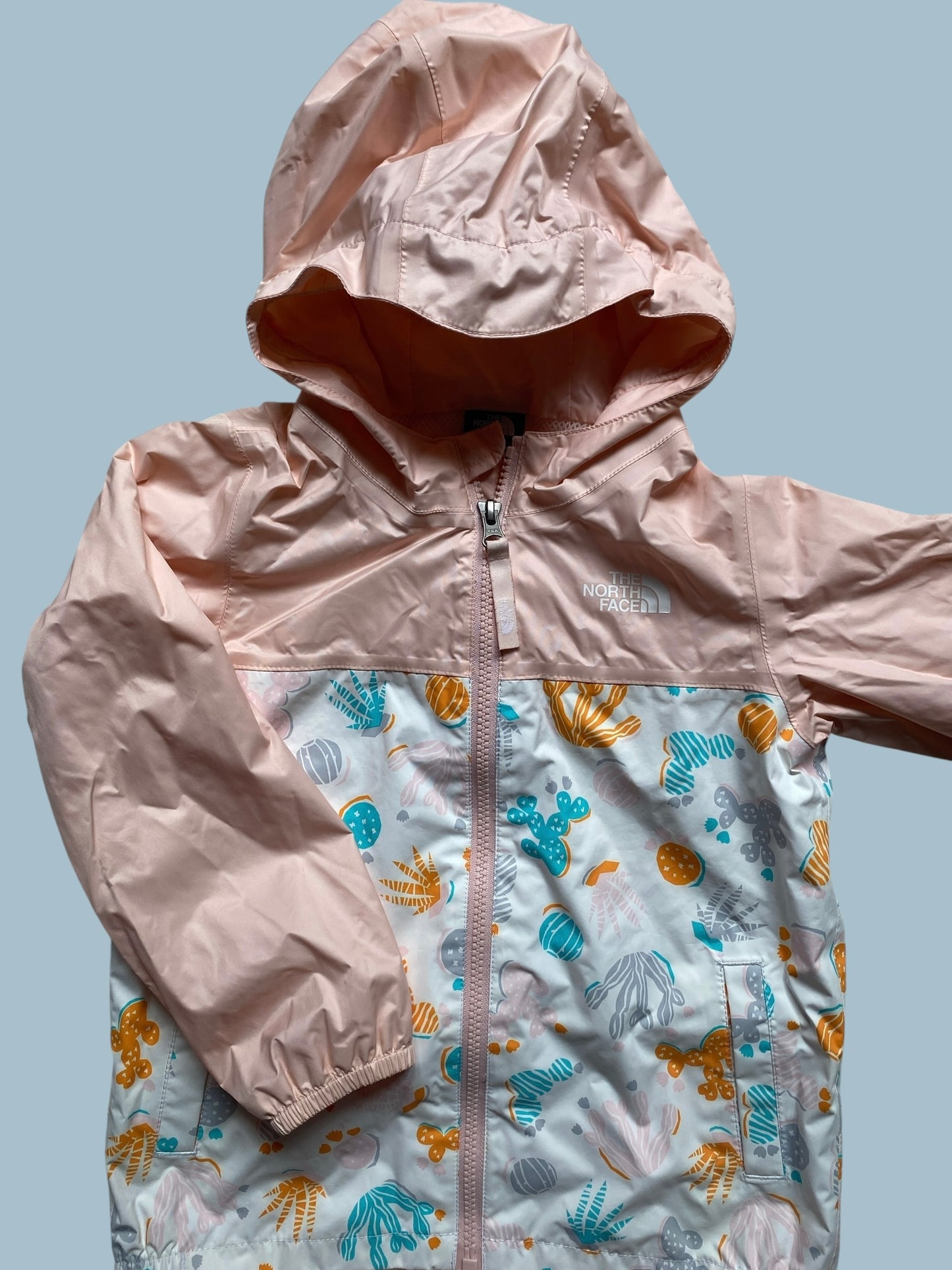 Pink zipline rain jacket 5Y | The North Face