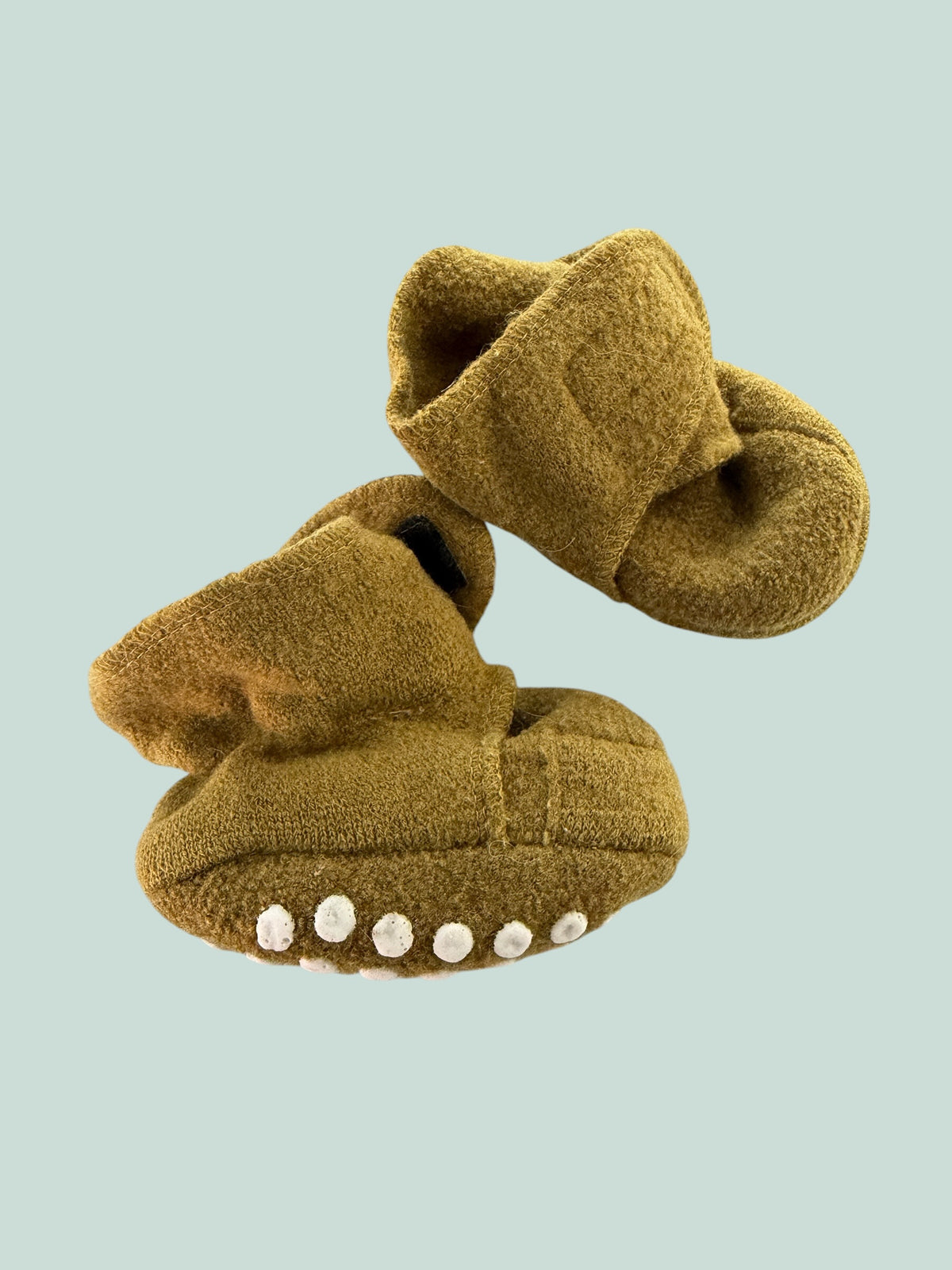 Baby boiled wool booties 6-12m | Disana