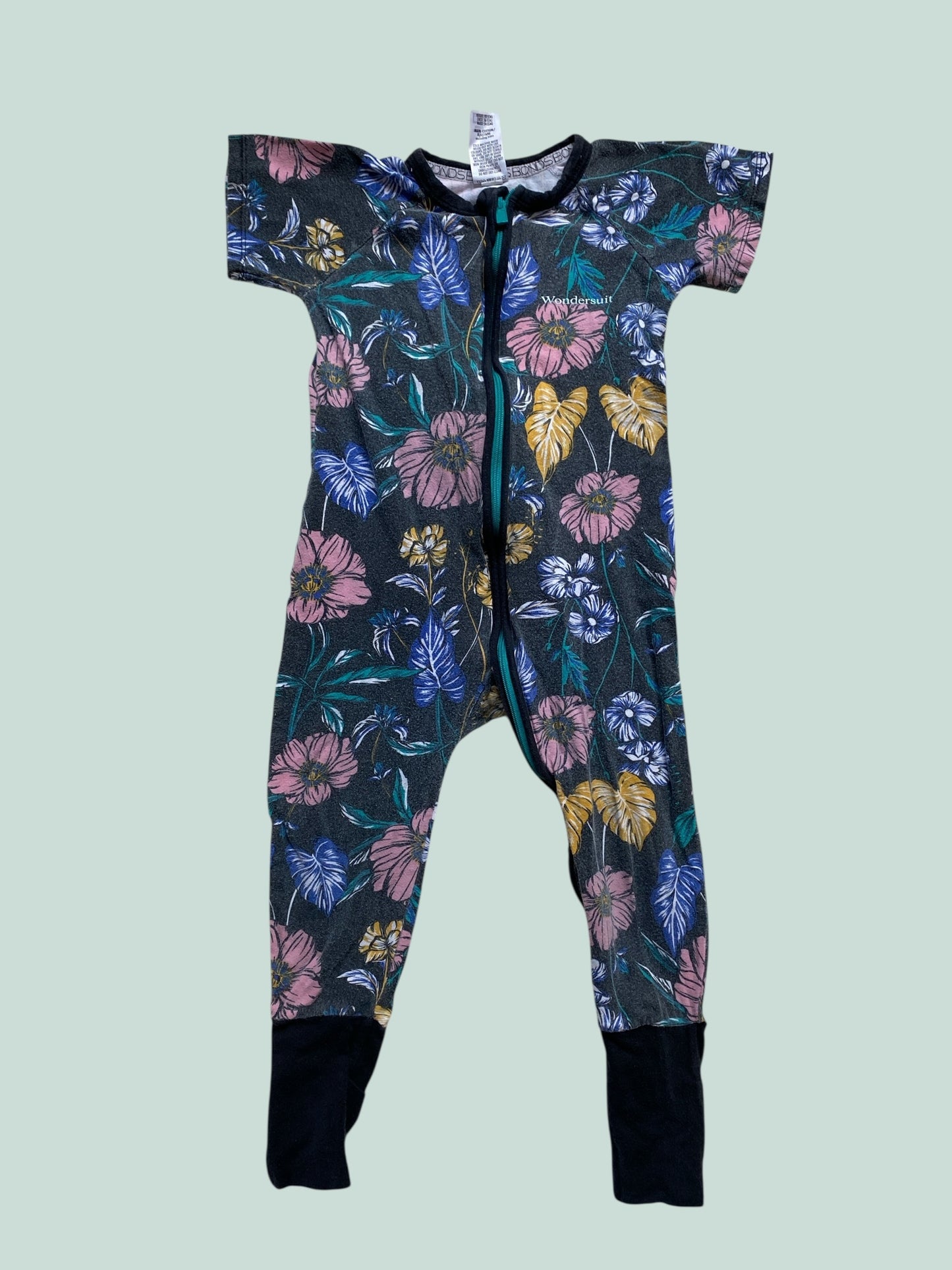 Cotton flower two-way zipper sleeper 18m | Bonds