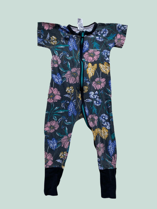 Cotton flower two-way zipper sleeper 18m | Bonds