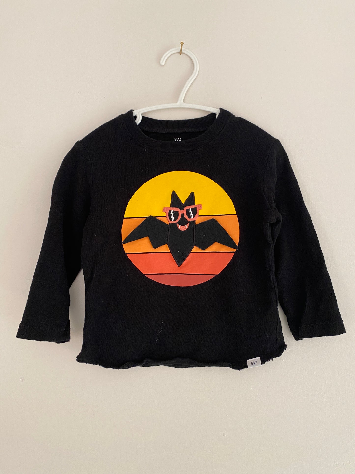 Cotton long sleeve bat top 18-24m | Gap