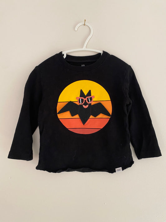 Cotton long sleeve bat top 18-24m | Gap