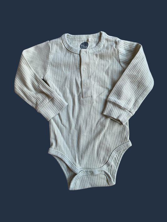 Organic cotton mint green onesie 3-6m | The Littlest