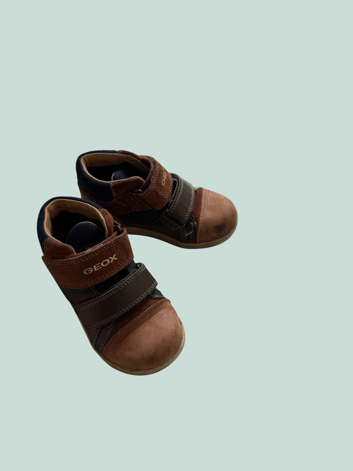 Brown leather boots 9US | Geox