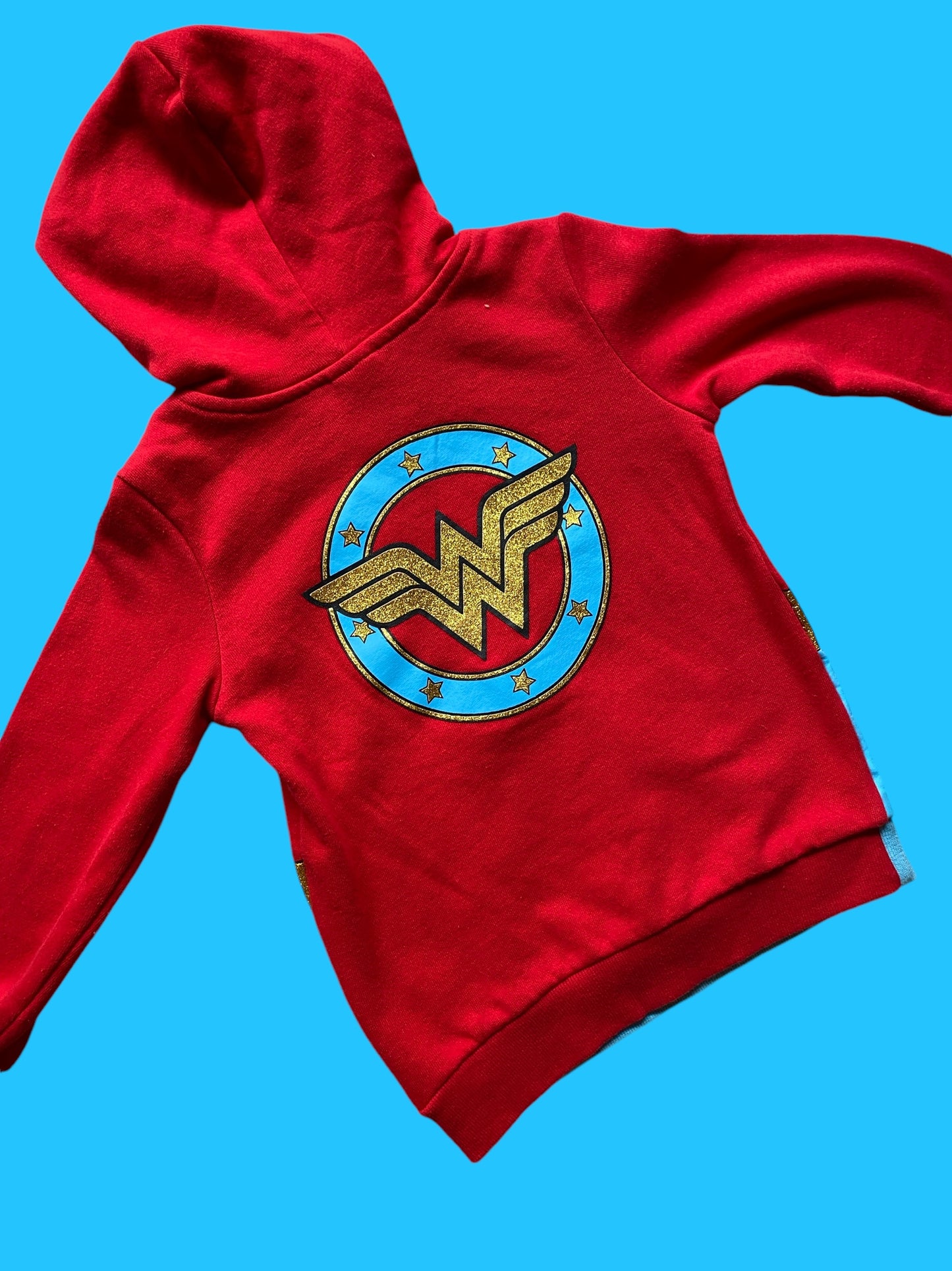 Wonderwoman hoodie 5Y