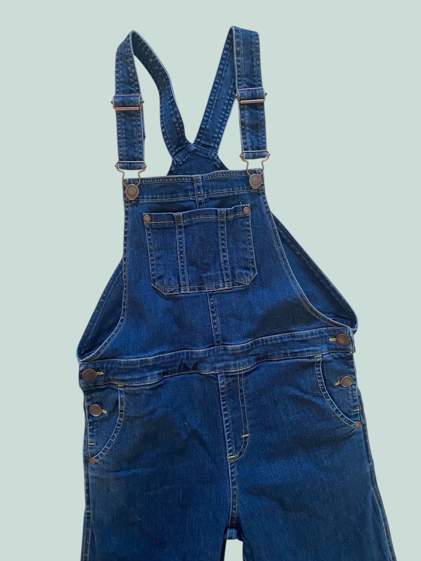Organic cotton denim overalls 9-10Y | Maxomorra