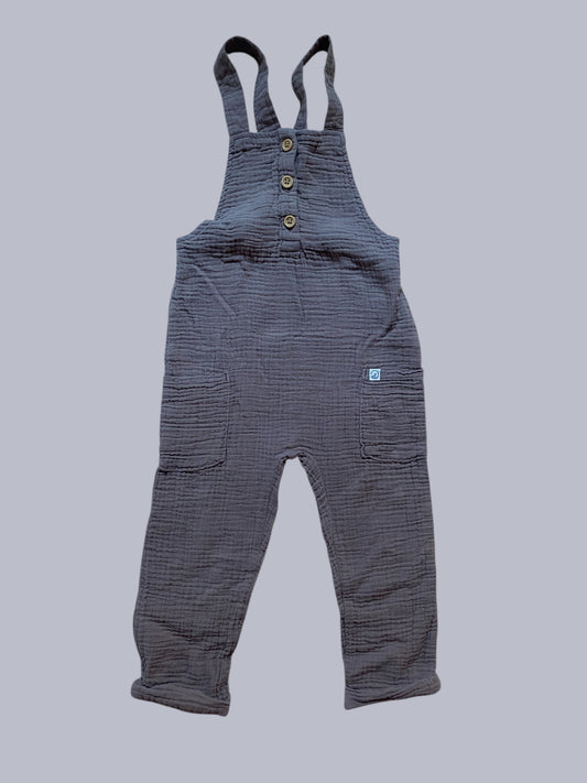 Organic cotton muslin overalls 4Y | Little Planet by Carter's
