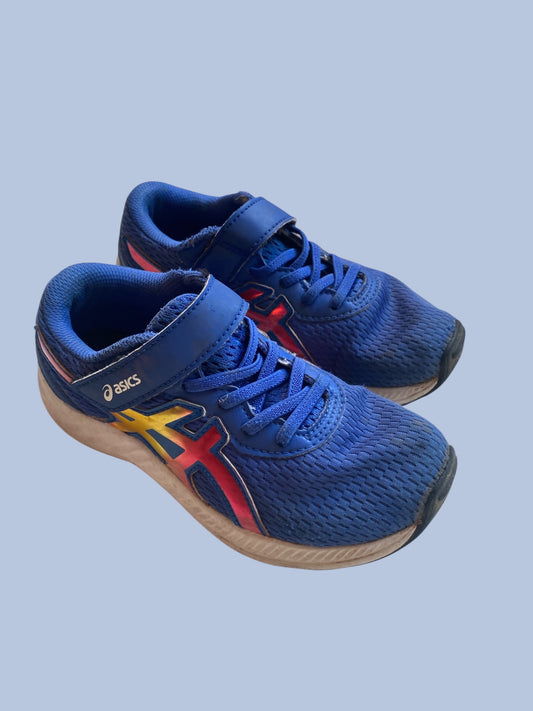 Blue velcro sneakers 13 US Little Kids | Asics