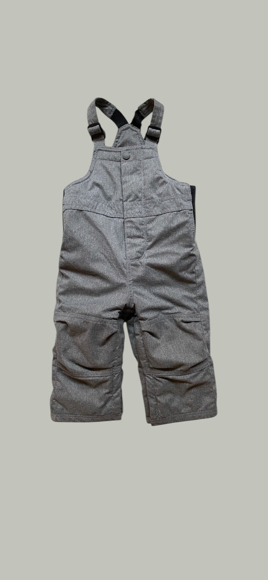 Grey fleece lined warm snow pants 12-18m | Gap