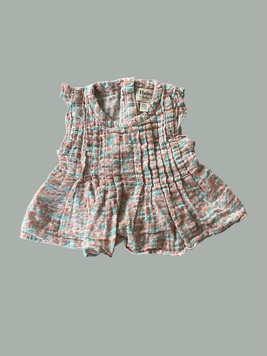Muslin cotton flower dress 12-18m | Hatley