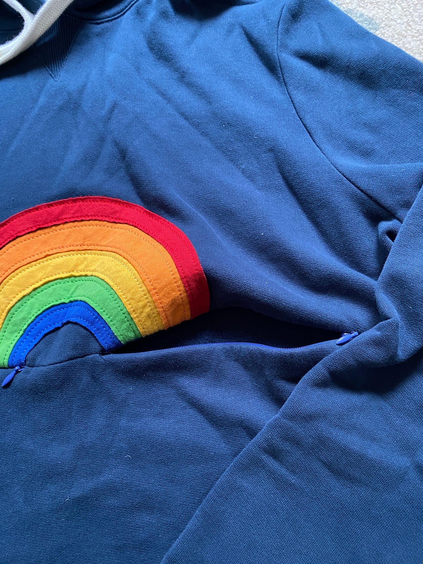 Organic cotton nursing hoodie size M adult | Supersprogs