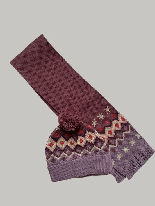 Acrylic blend hat and scarf set 4-8Y | H&M