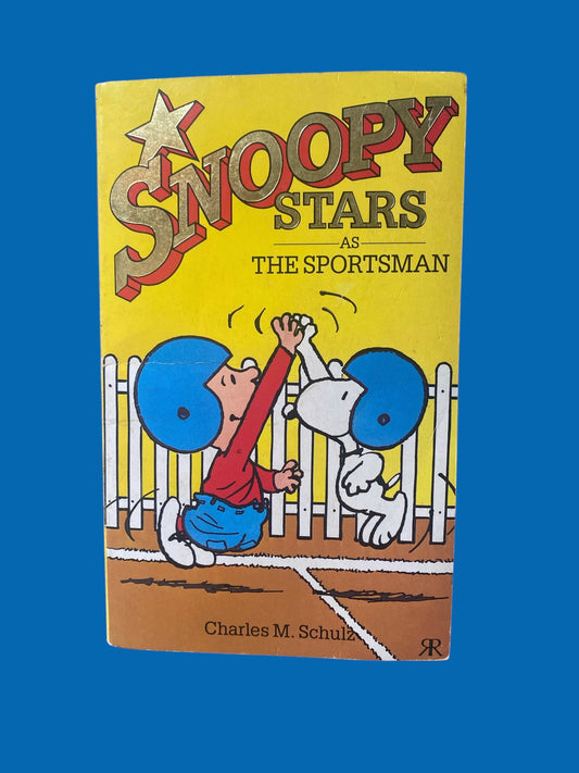 Vintage Snoopy stars as the Sportman pocket book