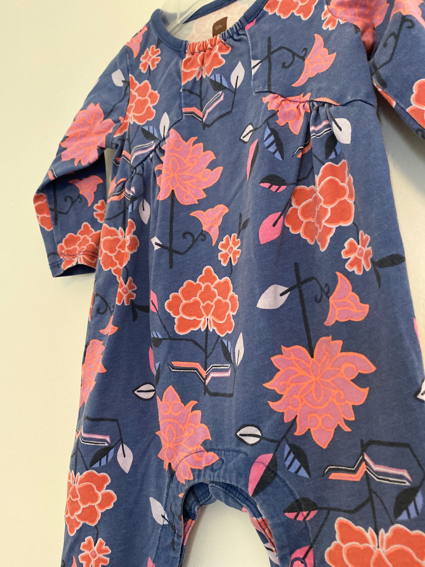 Flower romper 3-6m / Tea