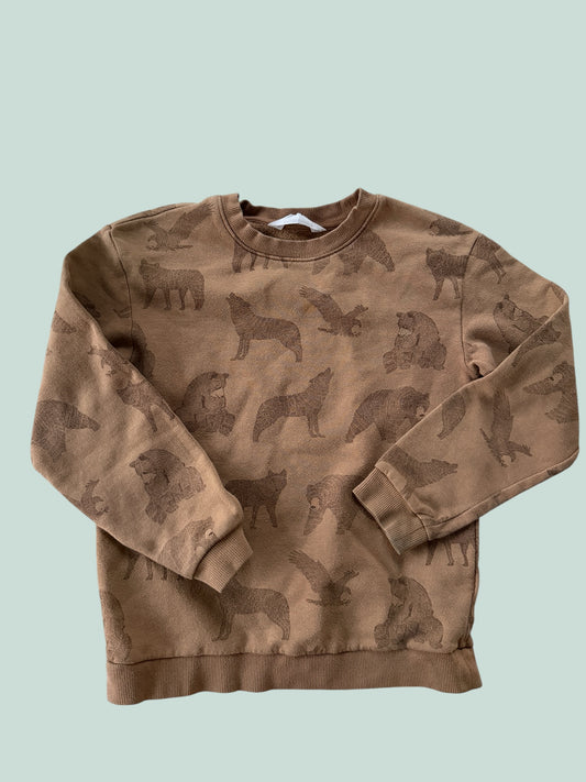 Cotton animal sweater 8-10Y | H&M