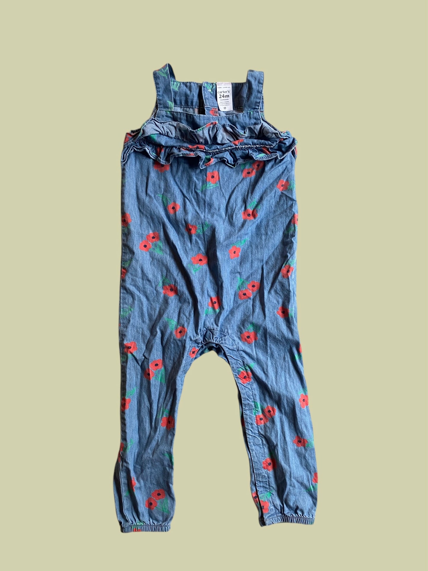 Blue flower romper 24m | Carter’s