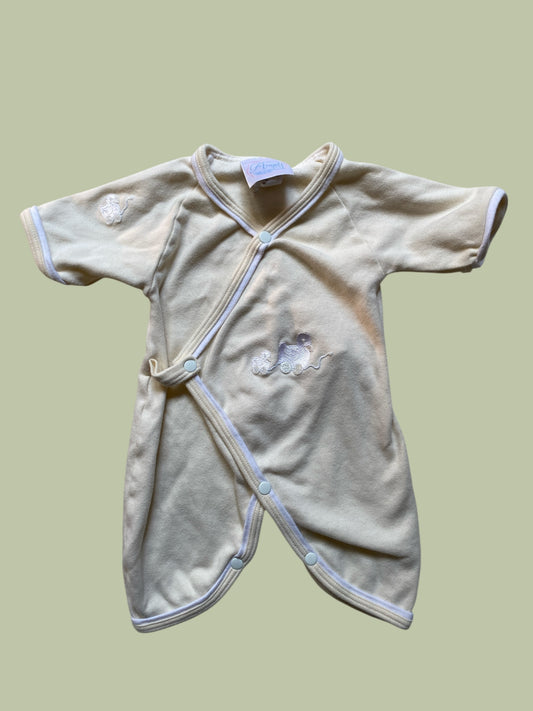 Vintage cotton duck sleeper newborn | Cotton Angels