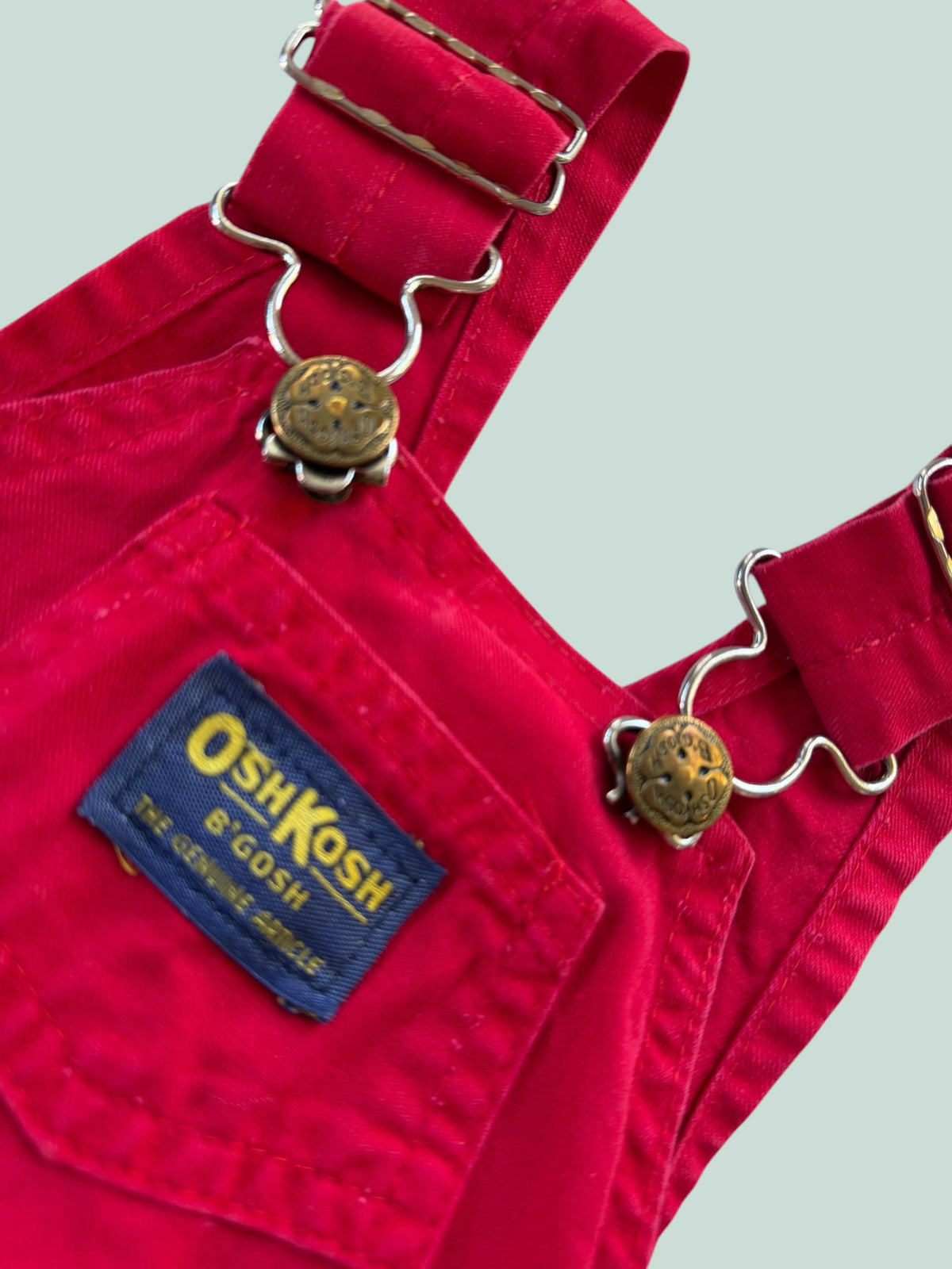 Vintage red overalls 12m | Oshkosh