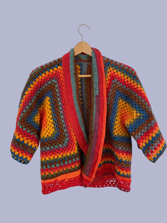 Handmade crochet cardigan women’s medium