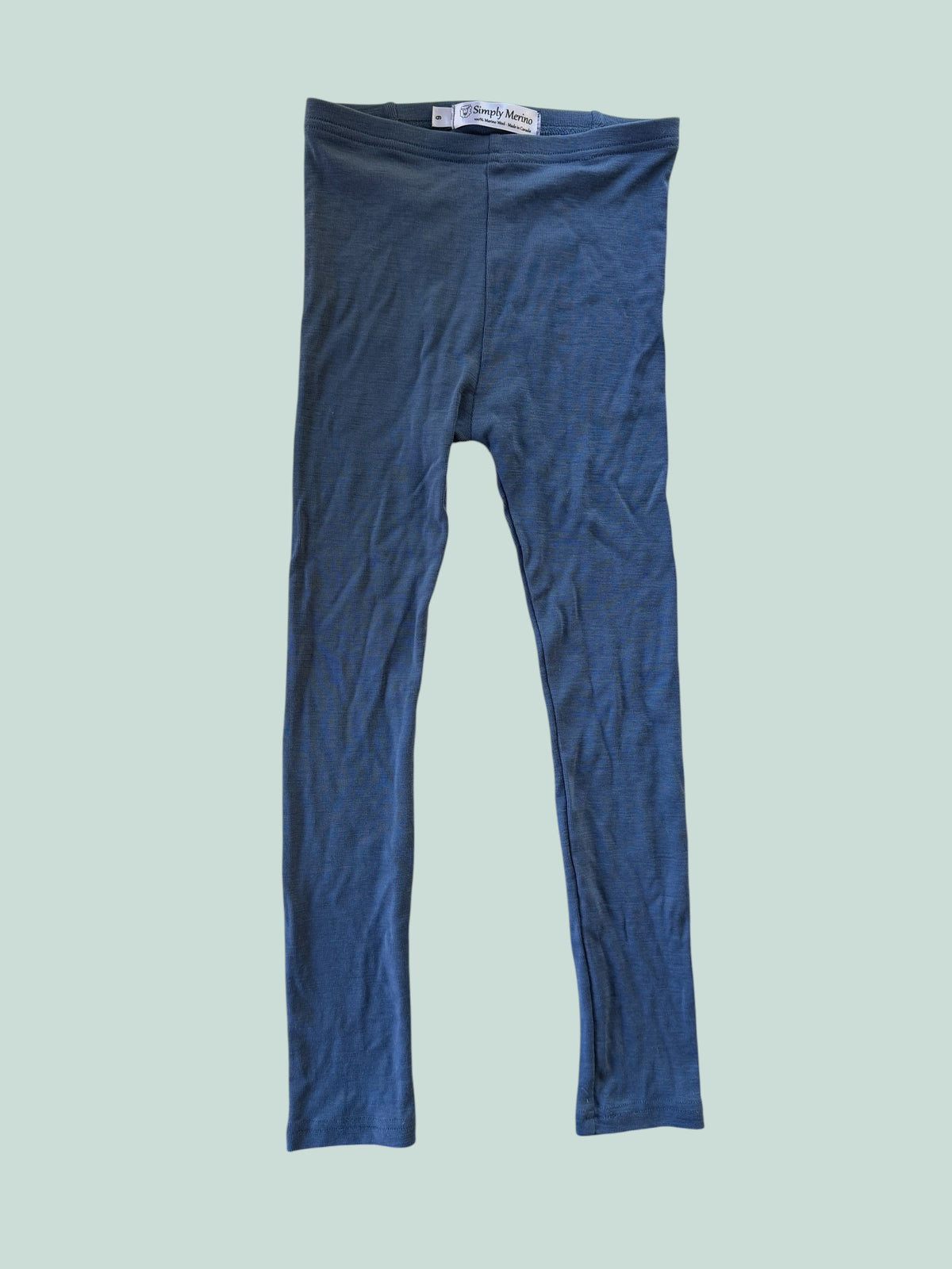 Blue merino thermal pants 6Y | Simply Merino